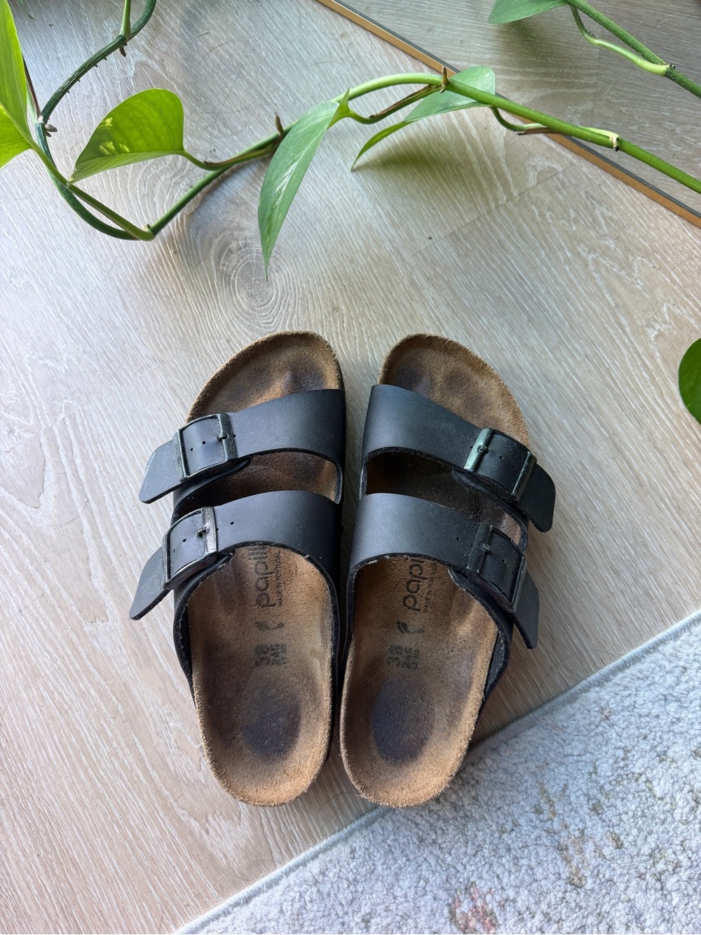Black Platform Birkenstocks